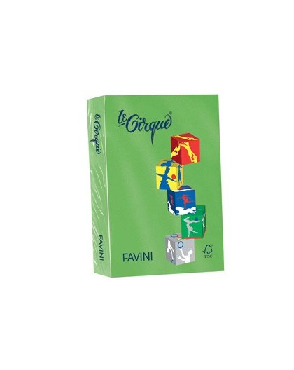 Carta LECIRQUE A4 160gr 250fg verde prato 203 FAVINI