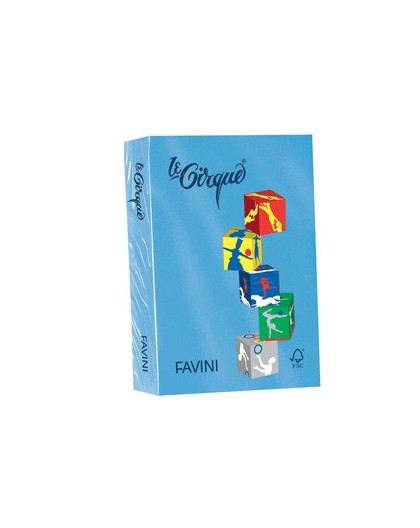 Carta LECIRQUE A4 160gr 250fg azzurro reale 204 FAVINI