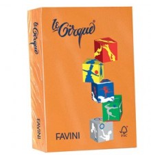Carta LECIRQUE A4 160gr 250fg arancio 205 FAVINI