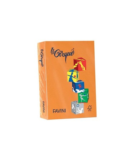 Carta LECIRQUE A4 160gr 250fg arancio 205 FAVINI