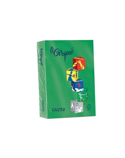 Carta LECIRQUE A4 160gr 250fg verde bandiera 208 FAVINI