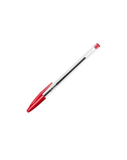 Scatola 50 penna sfera CRISTAL® medio 1,0mm rosso BIC®