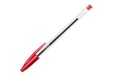 Scatola 50 penna sfera CRISTAL® medio 1,0mm rosso BIC®