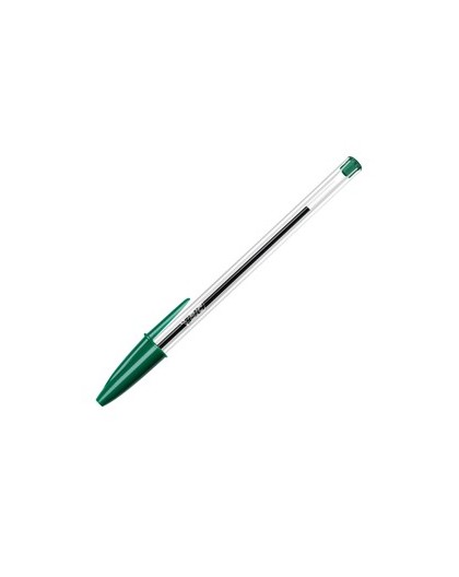 Scatola 50 penna sfera CRISTAL® medio 1,0mm verde BIC®