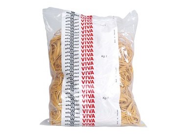 ELASTICO GOMMA GIALLO Ø90 SACCO DA 1KG