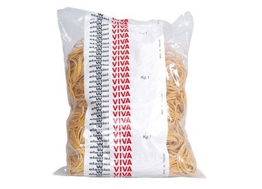 ELASTICO GOMMA GIALLO Ø120 SACCO DA 1KG