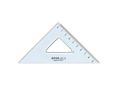 SQUADRA UNI ARDA 45° 15CM