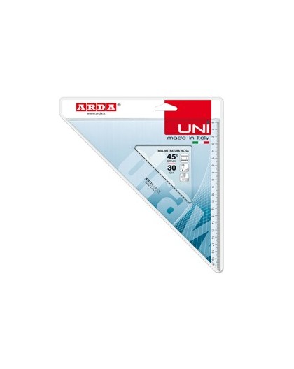 SQUADRA UNI ARDA 45° 30 CM