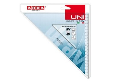 SQUADRA UNI ARDA 45° 30 CM