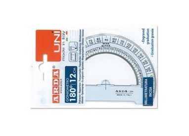 GONIOMETRO UNI ARDA 180° 12CM