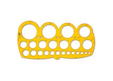 MASCHERA ARDA CERCHI C/SMUSSO 1/55MM