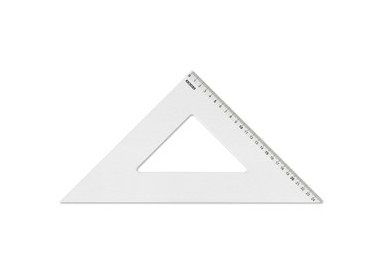 SQUADRA PROFIL ALLUMINIO 45° 35CM ARDA