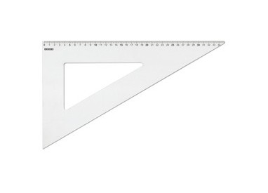 SQUADRA PROFIL ALLUMINIO 60° 35CM ARDA
