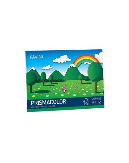 Album PRISMACOLOR 10fg 128gr 24x33cm monoruvido FAVINI