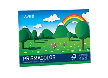Album PRISMACOLOR 10fg 128gr 24x33cm monoruvido FAVINI