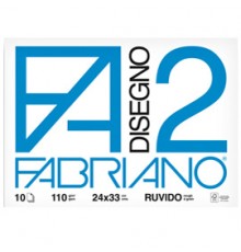 ALBUM P.M. FABRIANO2 (24X33CM) 10FG 110GR RUVIDO
