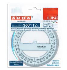 GONIOMETRO UNI ARDA 360° 12CM