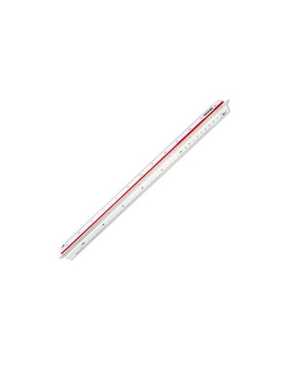 SCALIMETRO ISOTECK ARDA 30CM PER ARREDAMENTO (SCALE 1:20-25-50-75-100-125)