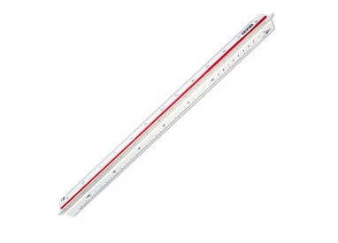 SCALIMETRO ISOTECK ARDA 30CM PER ARREDAMENTO (SCALE 1:20-25-50-75-100-125)