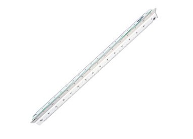 SCALIMETRO ISOTECK ARDA 30CM PER CATASTO (SCALE 1:500-1000-1250-1500-2000-2500)