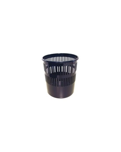 CESTINO GETTACARTE 12LT NERO TRAFORATO 4119 ARDA