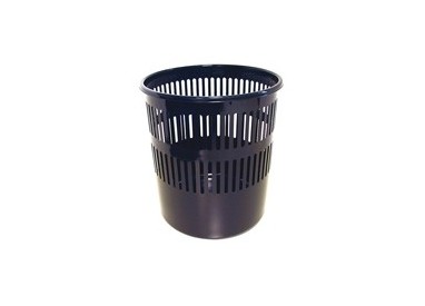 CESTINO GETTACARTE 12LT NERO TRAFORATO 4119 ARDA