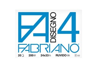 ALBUM FABRIANO4 (24X33CM) 200GR 20FG RUVIDO
