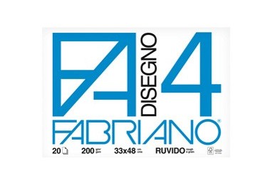ALBUM FABRIANO4 (33X48CM) 200GR 20FG RUVIDO