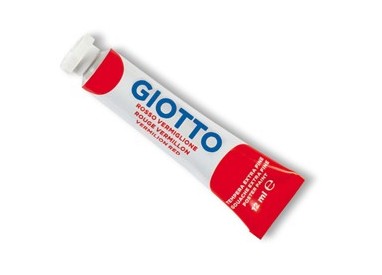 TEMPERA GIOTTO TUBO 4 (12ML) ROSSO VERMIGLIONE 07
