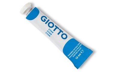 TEMPERA GIOTTO TUBO 4 (12ML) CYANO 15