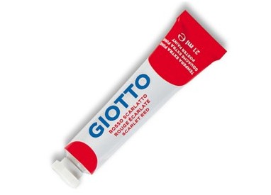 TEMPERA GIOTTO TUBO 7 (21ML) ROSSO SCARLATTO 08