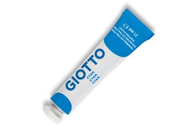 TEMPERA GIOTTO TUBO 7 (21ML) BLU CYANO 15