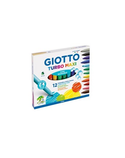 ASTUCCIO 12 PENNARELLI TURBOMAXI GIOTTO