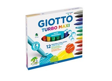 ASTUCCIO 12 PENNARELLI TURBOMAXI GIOTTO