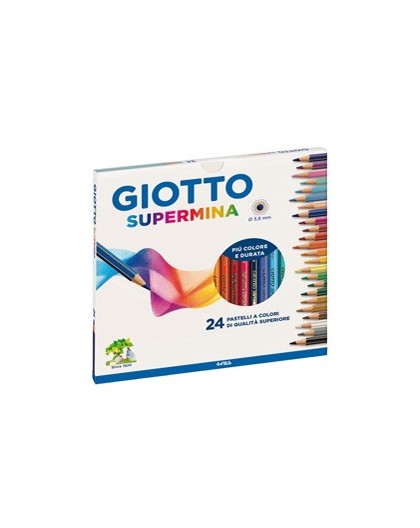 ASTUCCIO 24 PASTELLI SUPERMINA GIOTTO