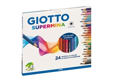 ASTUCCIO 24 PASTELLI SUPERMINA GIOTTO