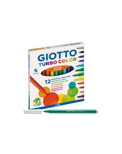 ASTUCCIO 12 PENNARELLI TURBOCOLOR GIOTTO