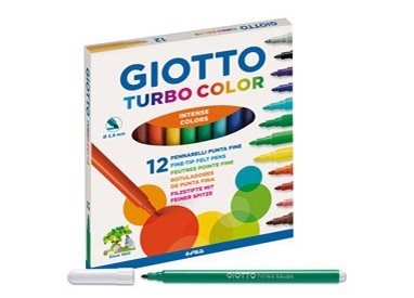 ASTUCCIO 12 PENNARELLI TURBOCOLOR GIOTTO