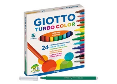 ASTUCCIO 24 PENNARELLI TURBOCOLOR GIOTTO