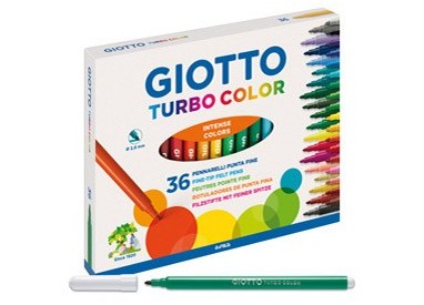 ASTUCCIO 36 PENNARELLI TURBOCOLOR GIOTTO