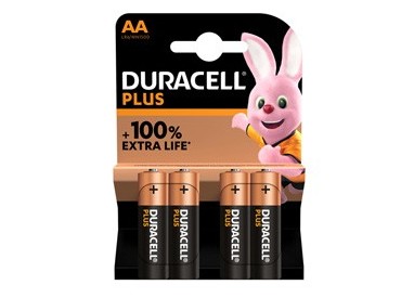 Blister 4 pile MN1500 Duracell PLUS 100 - STILO AA