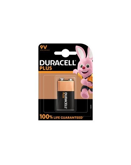 Blister 1 pila MN1604 Duracell PLUS 100 - TRANSISTOR 9V