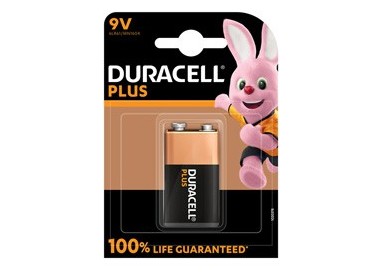 Blister 1 pila MN1604 Duracell PLUS 100 - TRANSISTOR 9V