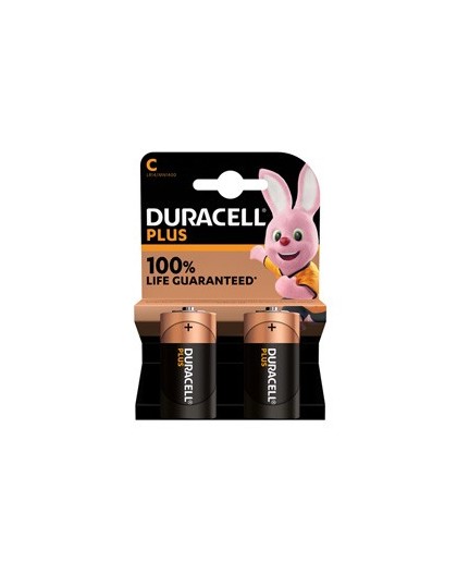 Blister 2 pile MN1400 Duracell PLUS 100 - MEZZA TORCIA C