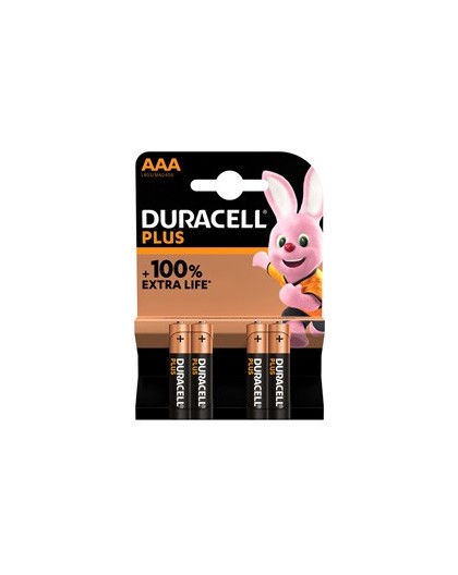 Blister 4 pile MN2400 Duracell PLUS 100 - MINISTILO AAA