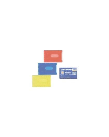 BUSTA PORTA CARDS 8,5X5,4 02/7828 PVC RIGIDO COL.ASSORTITI FAVORIT