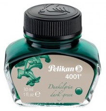 INCHIOSTRO STILOGRAFICO PELIKAN 4001 30ML VERDE SCURO