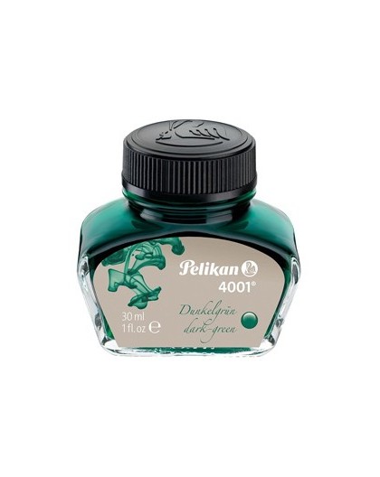 INCHIOSTRO STILOGRAFICO PELIKAN 4001 30ML VERDE SCURO