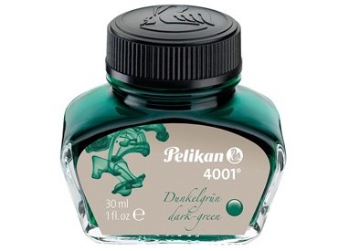 INCHIOSTRO STILOGRAFICO PELIKAN 4001 30ML VERDE SCURO