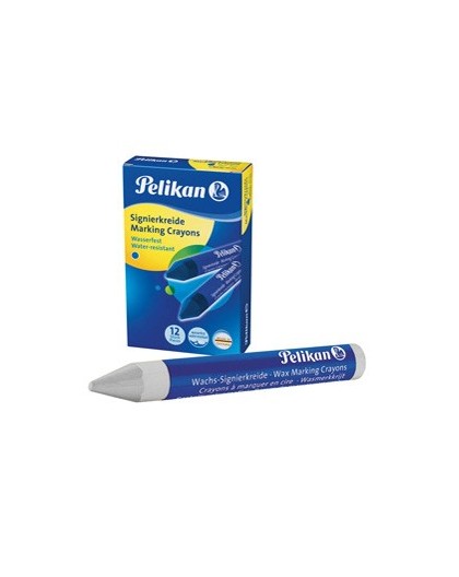 SCATOLA 12 PASTELLI INDUSTRIALI 762 BIANCO PELIKAN